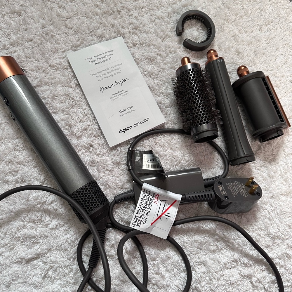 Dyson Airwrap Gray and Copper